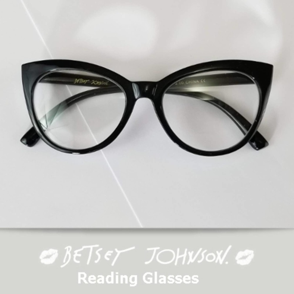 Betsey Johnson | Reading Glasses | Black Cat +1.50